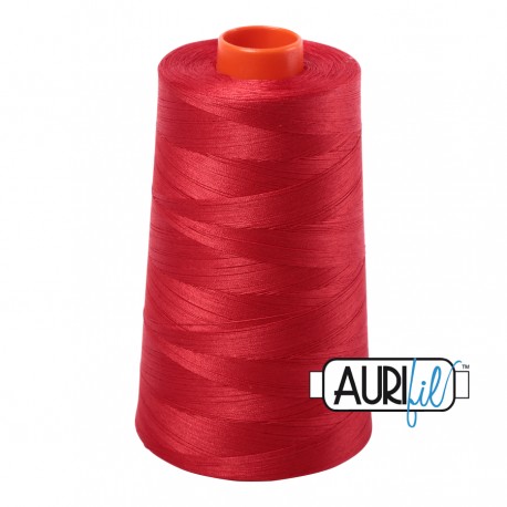 FIL COTON MAKO 50 AURIFIL 2265 Lobster Red - Cône de 5900 mètres