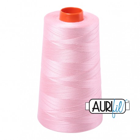 FIL COTON MAKO 50 AURIFIL 2423 Baby Pink - Cône de 5900 mètres