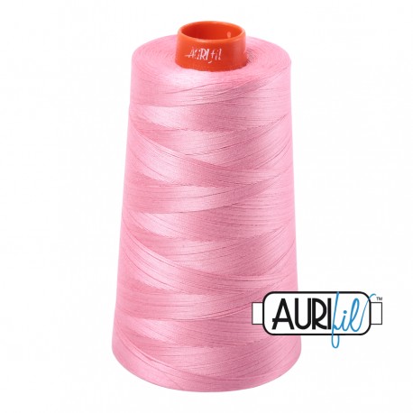 FIL COTON MAKO 50 AURIFIL 2425 Bright Pink - Cône de 5900 mètres