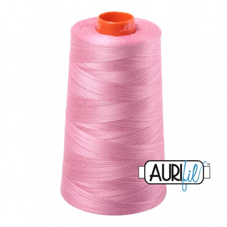 FIL COTON MAKO 50 AURIFIL 2430 Antique Rose - Cône de 5900 mètres