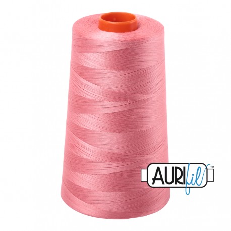 FIL COTON MAKO 50 AURIFIL 2435 Peachy Pink - Cône de 5900 mètres