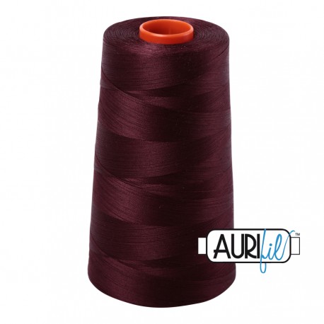 FIL COTON MAKO 50 AURIFIL 2468 Dark Wine - Cône de 5900 mètres