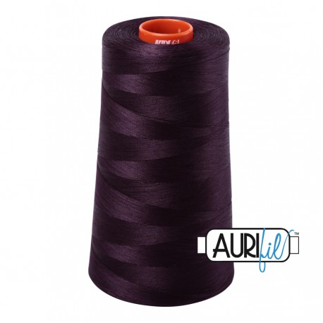 FIL COTON MAKO 50 AURIFIL 2570 Aubergine - Cône de 5900 mètres