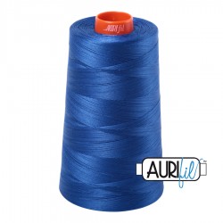 FIL COTON MAKO 50 AURIFIL 2735 Medium Blue - Cône de 5900 mètres