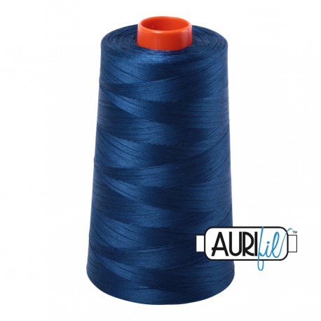 FIL COTON MAKO 50 AURIFIL 2783 Medium Delft Blue - Cône de 5900 mètres