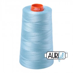 FIL COTON MAKO 50 AURIFIL 2805 Light Grey Turquoise - Cône de 5900 mètres