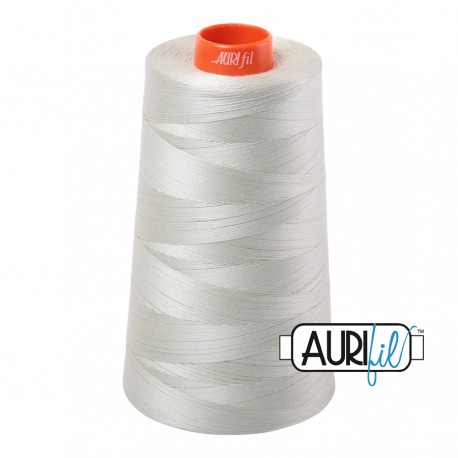 FIL COTON MAKO 50 AURIFIL 2843 Light Grey Green - Cône de 5900 mètres