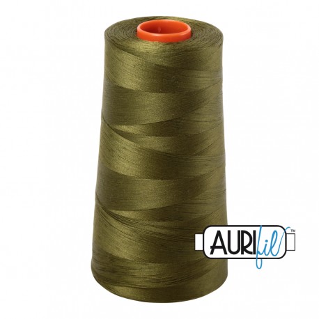 FIL COTON MAKO 50 AURIFIL 2887 Very Dark Olive - Cône de 5900 mètres