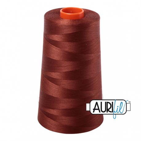 FIL COTON MAKO 50 AURIFIL 4012 Copper Brown - Cône de 5900 mètres