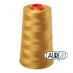 FIL COTON MAKO 50 AURIFIL 5022 Mustard - Cône de 5900 mètres