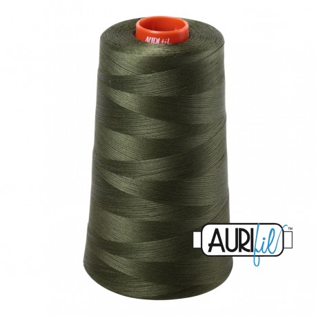 FIL COTON MAKO 50 AURIFIL 5023 Medium Green - Cône de 5900 mètres