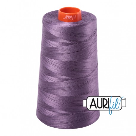 FIL COTON MAKO 50 AURIFIL 6735 Plumtastic - Cône de 5900 mètres