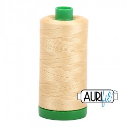 FIL COTON MAKO 40 AURIFIL 2125 Wheat - Grosse bobine de 1000 mètres