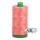 FIL COTON MAKO 40 AURIFIL 2225 Salmon - Grosse bobine de 1000 mètres