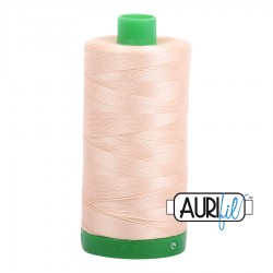 FIL COTON MAKO 40 AURIFIL 2315 Pale Flesh - Grosse bobine de 1000 mètres