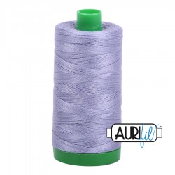 FIL COTON MAKO 40 AURIFIL 2524 Grey Violet - Grosse bobine de 1000 mètres