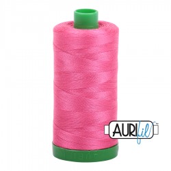 FIL COTON MAKO 40 AURIFIL 2530 Blossom Pink - Grosse bobine de 1000 mètres