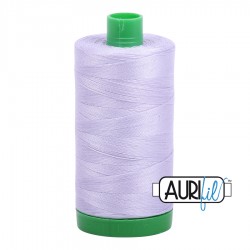 FIL COTON MAKO 40 AURIFIL 2560 Iris - Grosse bobine de 1000 mètres