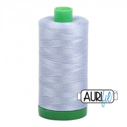 FIL COTON MAKO 40 AURIFIL 2612 Artic Sky - Grosse bobine de 1000 mètres