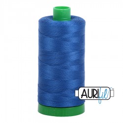 FIL COTON MAKO 40 AURIFIL 2740 Dark Cobalt - Grosse bobine de 1000 mètres