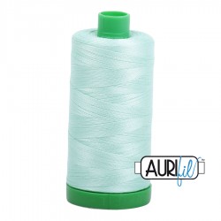 FIL COTON MAKO 40 AURIFIL 2830 Mint - Grosse bobine de 1000 mètres