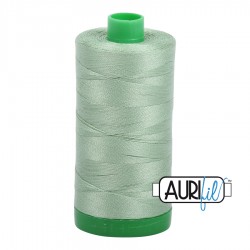 FIL COTON MAKO 40 AURIFIL 2840 Loden Green - Grosse bobine de 1000 mètres