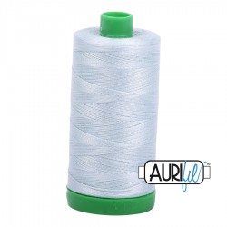 FIL COTON MAKO 40 AURIFIL 2846 Iceberg - Grosse bobine de 1000 mètres