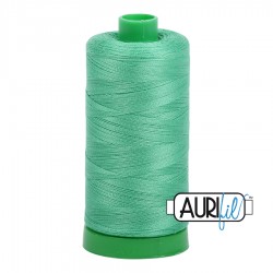 FIL COTON MAKO 40 AURIFIL 2860 Light Emerald - Grosse bobine de 1000 mètres