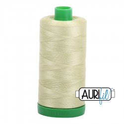 FIL COTON MAKO 40 AURIFIL 2886 Light Avocado - Grosse bobine de 1000 mètres