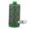 FIL COTON MAKO 40 AURIFIL 2890 Very Dark Grass Green - Grosse bobine de 1000 mètres