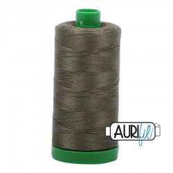 FIL COTON MAKO 40 AURIFIL 2905 Army Green - Grosse bobine de 1000 mètres