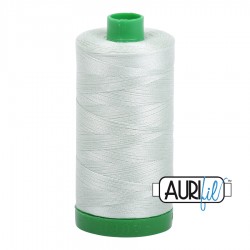 FIL COTON MAKO 40 AURIFIL 2912 Platinum - Grosse bobine de 1000 mètres