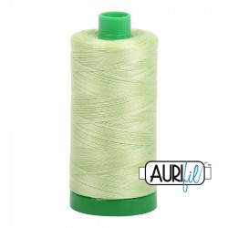 FIL COTON MAKO 40 AURIFIL 3320 Light Spring Green - Grosse bobine de 1000 mètres