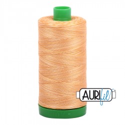 FIL COTON MAKO 40 AURIFIL 4150 Creme Brule - Grosse bobine de 1000 mètres