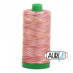 FIL COTON MAKO 40 AURIFIL 4648 Desert Dawn - Grosse bobine de 1000 mètres