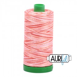 FIL COTON MAKO 40 AURIFIL 4659 Mango Mist - Grosse bobine de 1000 mètres