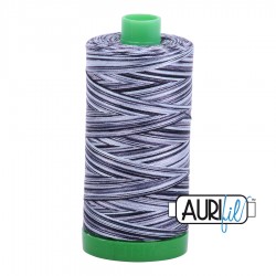 FIL COTON MAKO 40 AURIFIL 4664 Stonefields - Grosse bobine de 1000 mètres