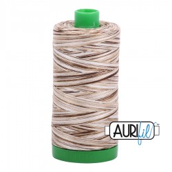 FIL COTON MAKO 40 AURIFIL 4667 Nutty Nougat - Grosse bobine de 1000 mètres