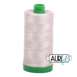 FIL COTON MAKO 40 AURIFIL 6711 Pewter - Grosse bobine de 1000 mètres