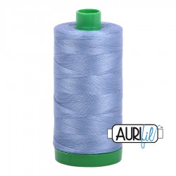 FIL COTON MAKO 40 AURIFIL 6720 Slate - Grosse bobine de 1000 mètres