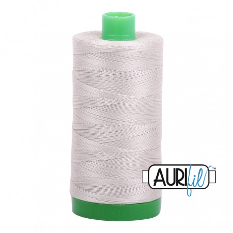 FIL COTON MAKO 40 AURIFIL 6725 Moondust - Grosse bobine de 1000 mètres