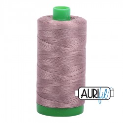 FIL COTON MAKO 40 AURIFIL 6731 Tiramisu - Grosse bobine de 1000 mètres