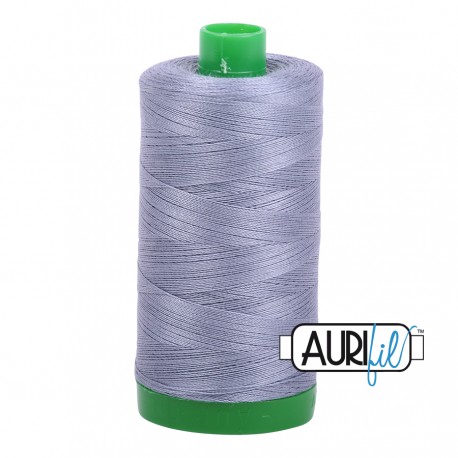 FIL COTON MAKO 40 AURIFIL 6734 Swallow - Grosse bobine de 1000 mètres