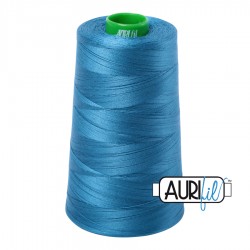 FIL COTON MAKO 40 AURIFIL 1125 Medium Teal - Cône de 4700 mètres