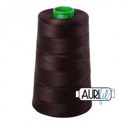 FIL COTON MAKO 40 AURIFIL 1130 Very Dark Bark - Cône de 4700 mètres