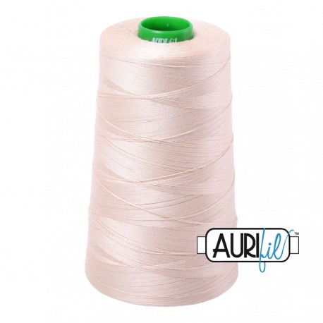 FIL COTON MAKO 40 AURIFIL 2000 Light Sand - Cône de 4700 mètres