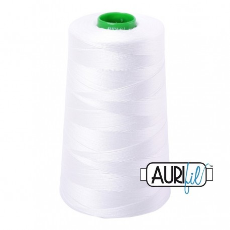 FIL COTON MAKO 40 AURIFIL 2021 Natural White - Cône de 4700 mètres