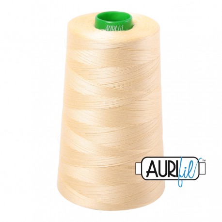 FIL COTON MAKO 40 AURIFIL 2105 Champagne - Cône de 4700 mètres