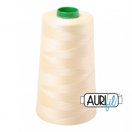 FIL COTON MAKO 40 AURIFIL 2110 Light Lemon - Cône de 4700 mètres