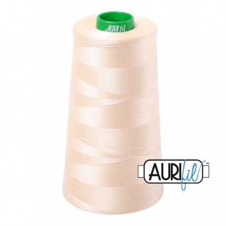 FIL COTON MAKO 40 AURIFIL 2123 Butter - Cône de 4700 mètres